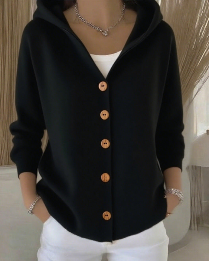 Daniela | Chaqueta de Punto con Capucha
