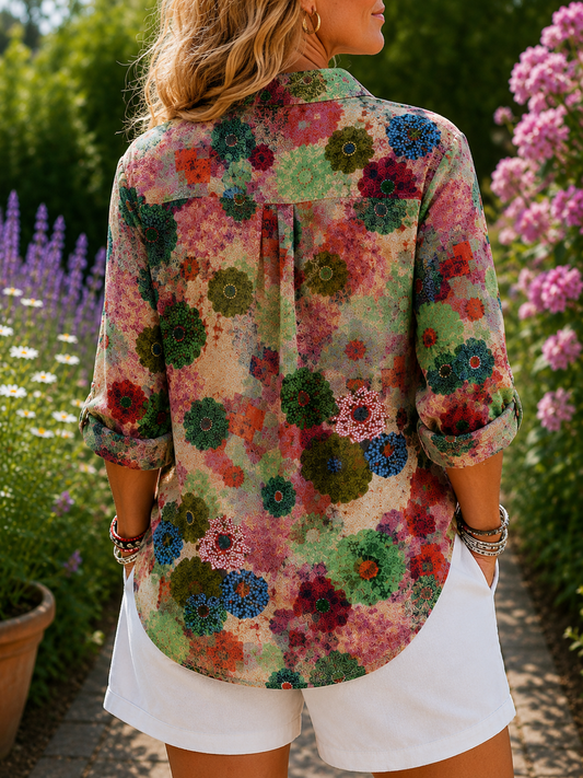 Graciela | Blusa Patchwork Floral