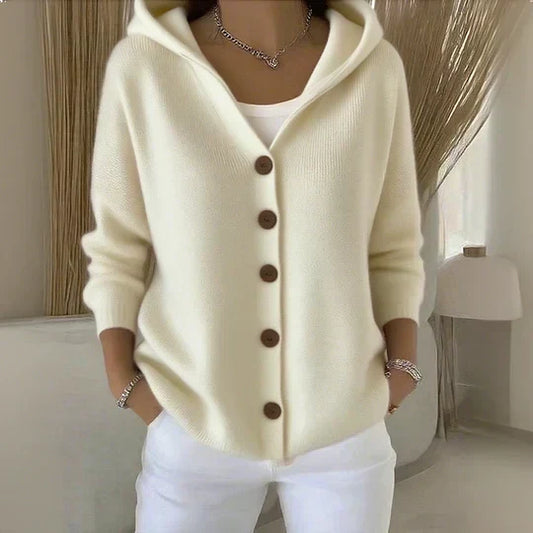 Daniela | Chaqueta de Punto con Capucha