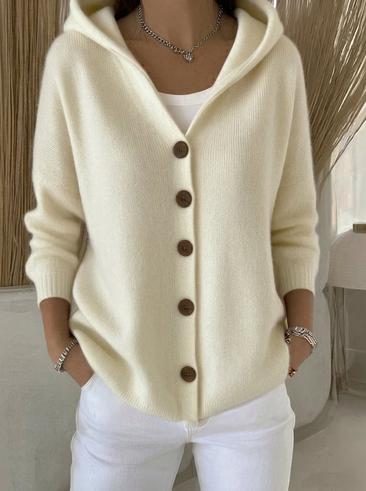 Daniela - Chaqueta de Punto con Capucha