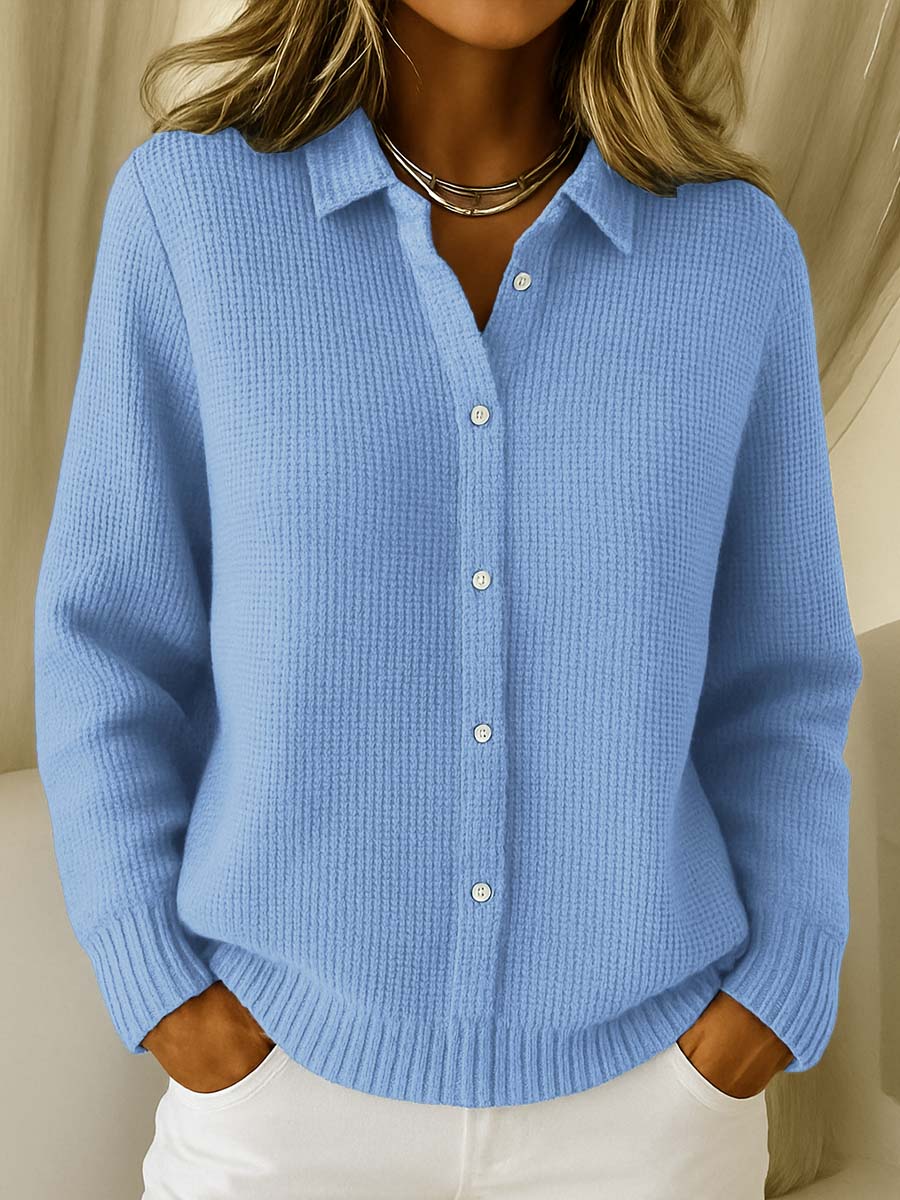 Catalina | Chaqueta de Punto Texturizada con Botones