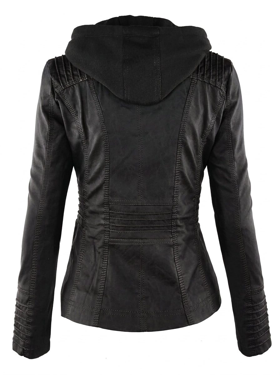 Maite - Chaqueta de Piel Resistente y Elegante