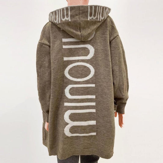 Leonor | Chaqueta de Punto Larga con Capucha
