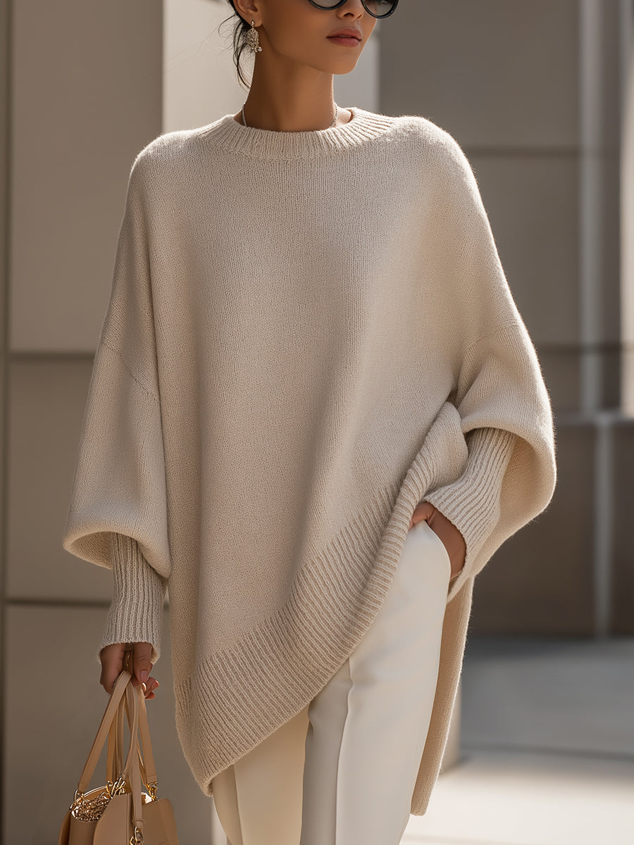 Montse | Jersey Oversize de Cuello Amplio