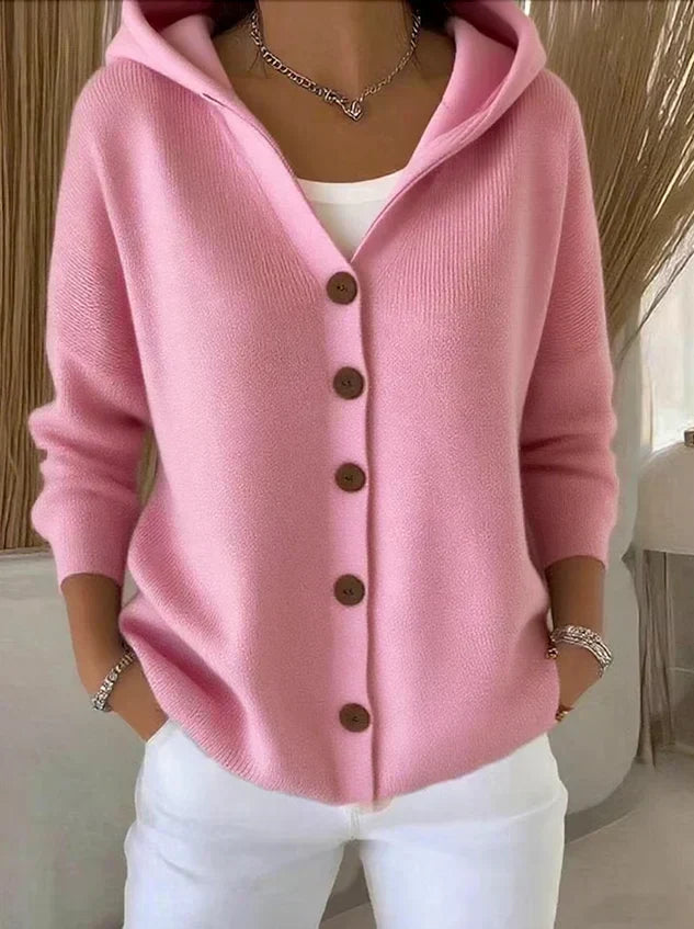 Daniela | Chaqueta de Punto con Capucha