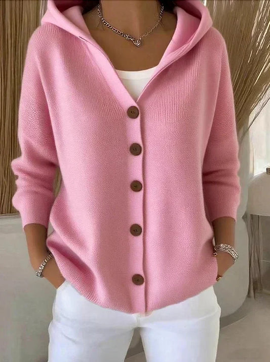 Daniela | Chaqueta de Punto con Capucha