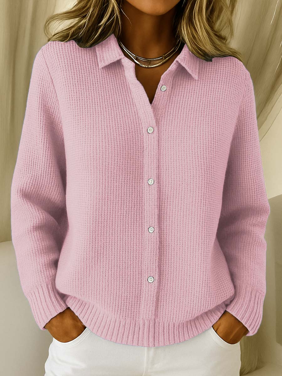 Marta | Chaqueta de Punto Clásica con Botones