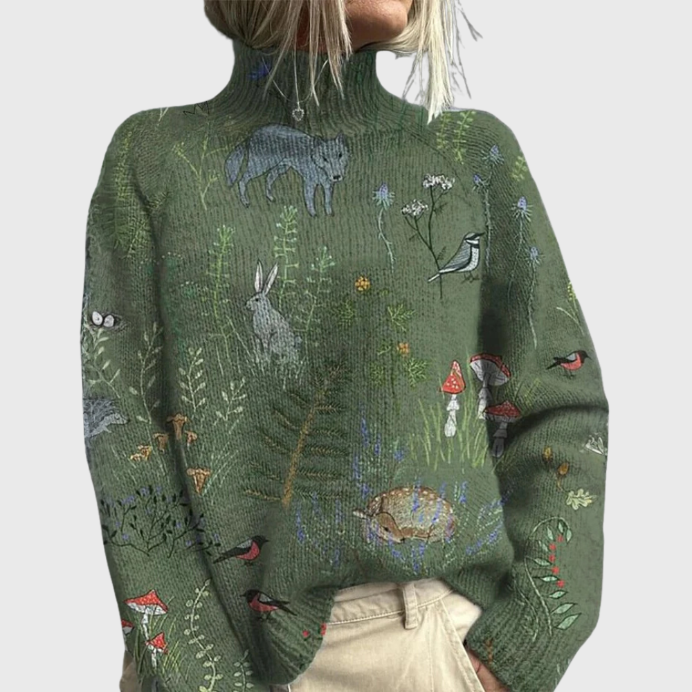 Verónica | Jersey de Cuello Alto Cálido