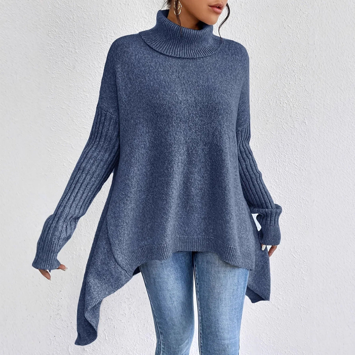 Olga | Jersey Oversize de Cuello Alto