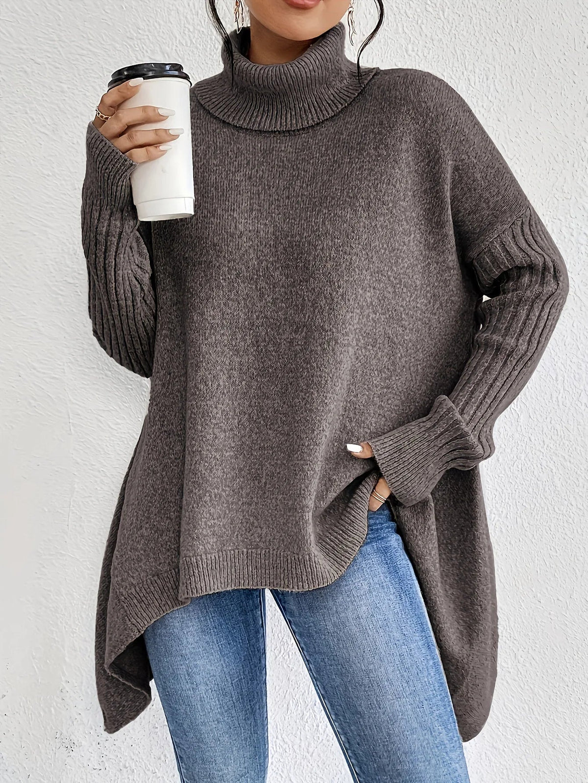 Olga | Jersey Oversize de Cuello Alto