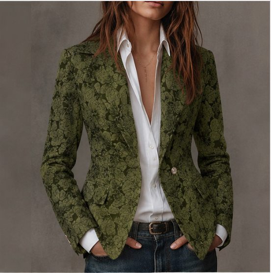 Pilar | Blazer Entallada de Jacquard