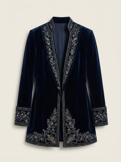 Alejandra - Chaqueta Elegante de Terciopelo