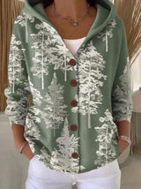 Blanca - Chaqueta de Punto con Capucha