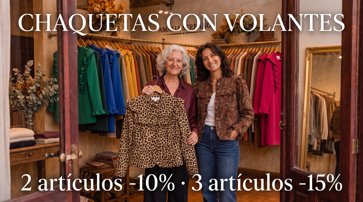 Chaquetas con volantes