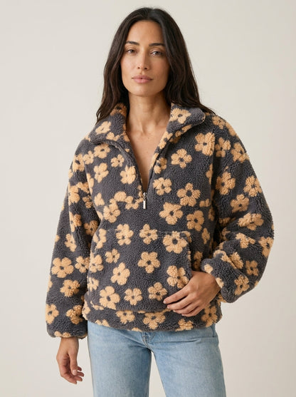 Daisy - Sudadera Polar con Flores