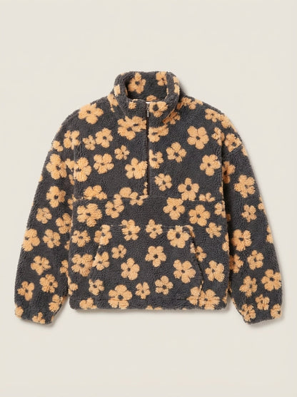 Daisy - Sudadera Polar con Flores