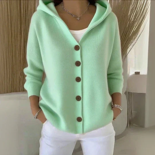 Daniela | Chaqueta de Punto con Capucha