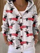 Fátima - Chaqueta de Punto con Capucha