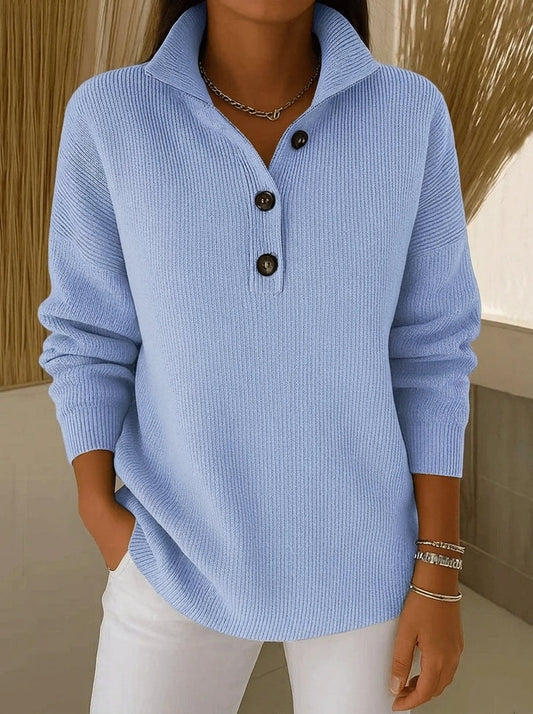 Gabriela - Jersey Polo con Cuello de Pico