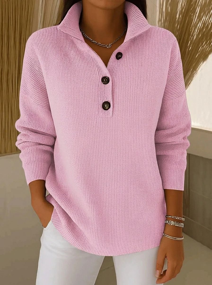 Gabriela - Jersey Polo con Cuello de Pico