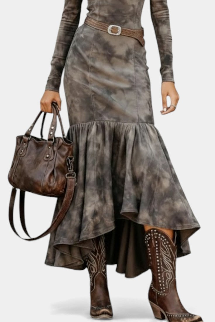 Zoe | Vestido Midi Vintage con Falda de Vuelo