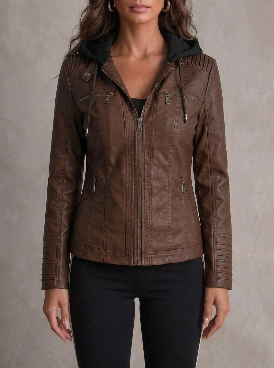 Leire - Chaqueta de Piel Resistente y Elegante