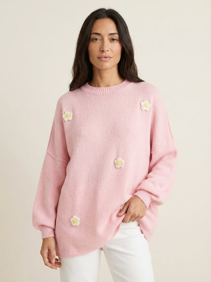 Luno - Sudadera con Flores