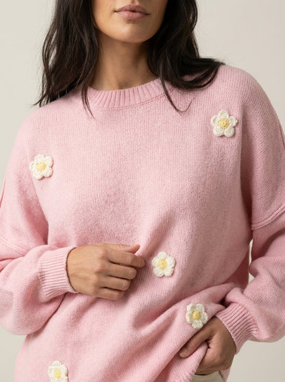 Luno - Sudadera con Flores