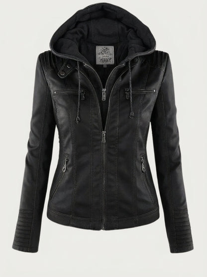 Mercedes - Chaqueta de Piel Resistente y Elegante