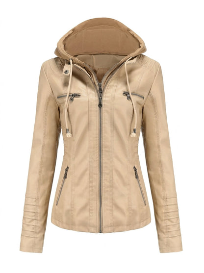 Natalia - Chaqueta de Piel Resistente y Elegante