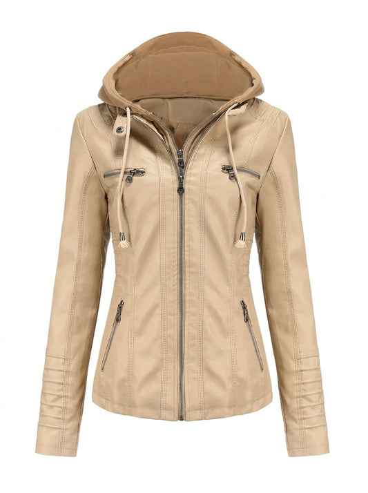 Natalia - Chaqueta de Piel Resistente y Elegante