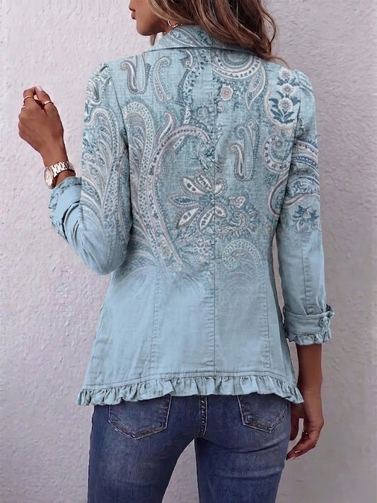 Remedios | Chaqueta Paisley Vintage con Volantes