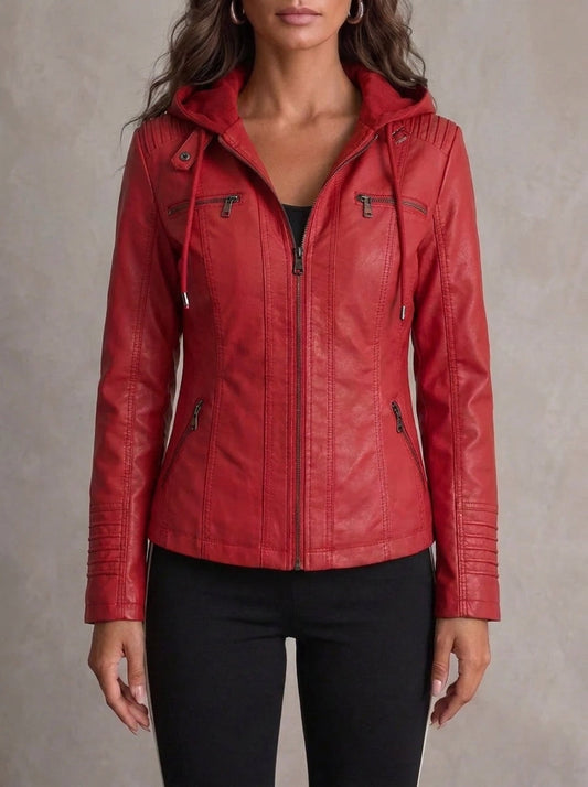 Paula - Chaqueta de Piel Resistente y Elegante