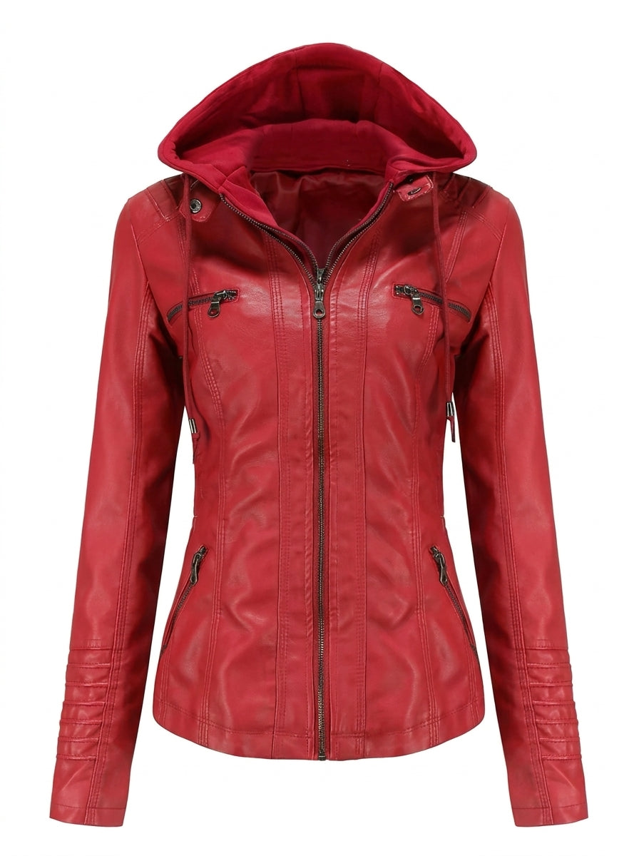 Paula - Chaqueta de Piel Resistente y Elegante