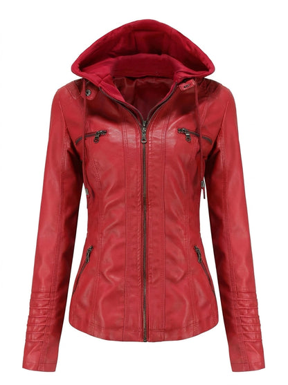 Paula - Chaqueta de Piel Resistente y Elegante