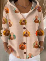 Pilar - Chaqueta de Punto con Capucha