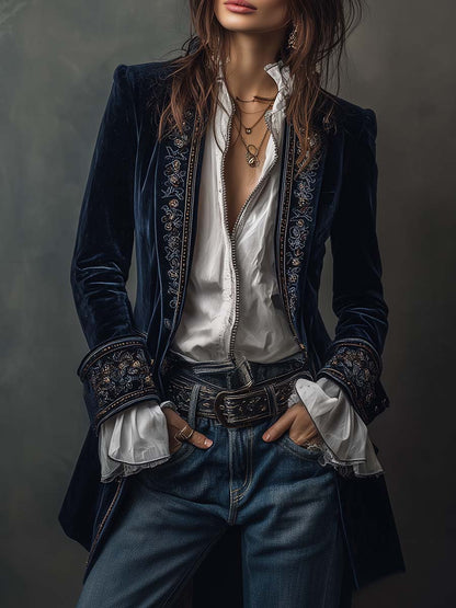 Rebeca - Chaqueta Elegante de Terciopelo