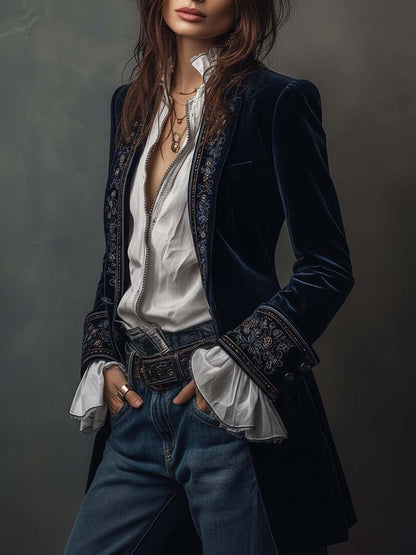 Rebeca - Chaqueta Elegante de Terciopelo