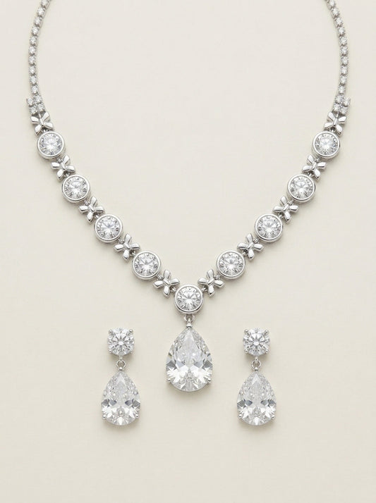 Vera - Conjunto de Joyas de Cristal Elegante