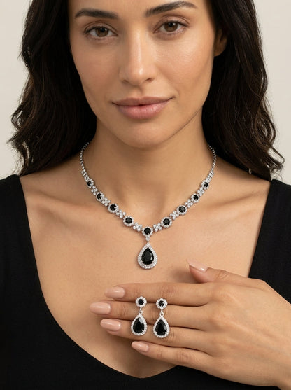Vera - Conjunto de Joyas de Cristal Elegante