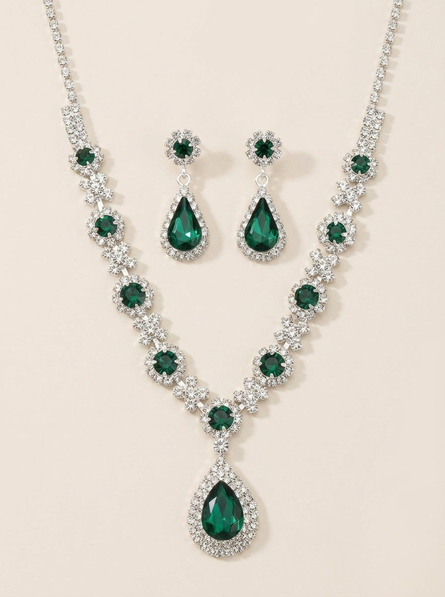 Vera - Conjunto de Joyas de Cristal Elegante