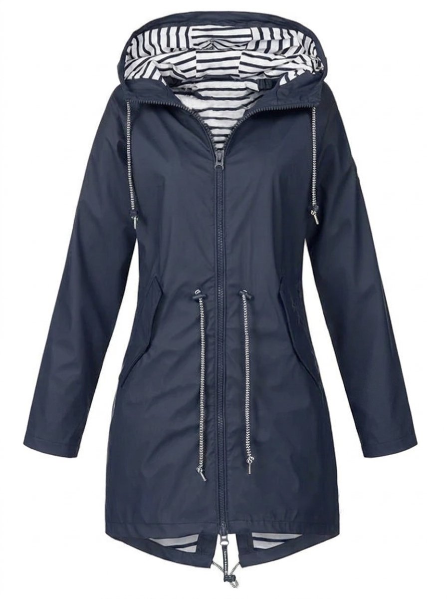 Victoria | Impermeable con Capucha y Cordón Ajustable