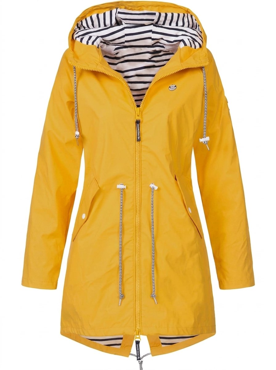 Victoria | Impermeable con Capucha y Cordón Ajustable