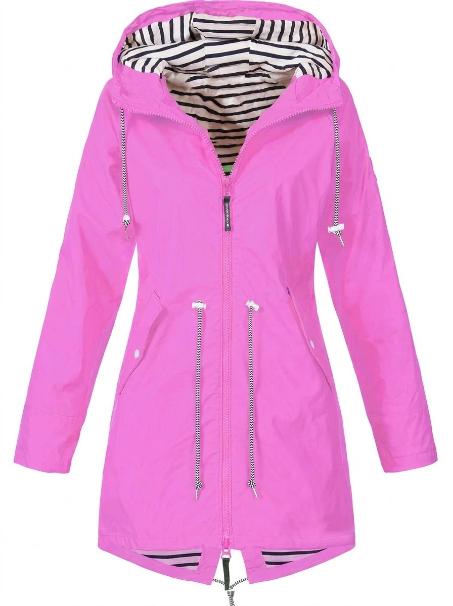 Victoria | Impermeable con Capucha y Cordón Ajustable