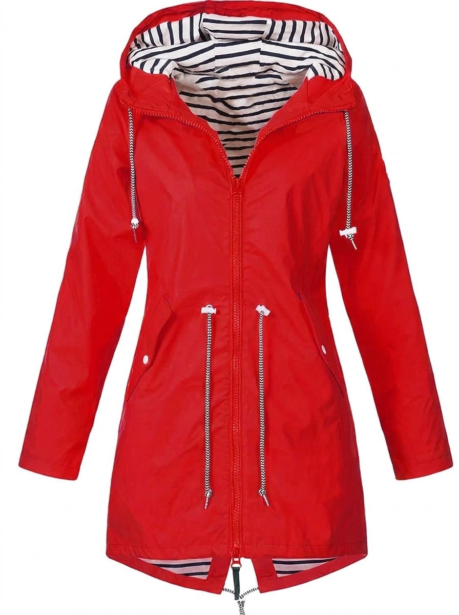 Victoria | Impermeable con Capucha y Cordón Ajustable