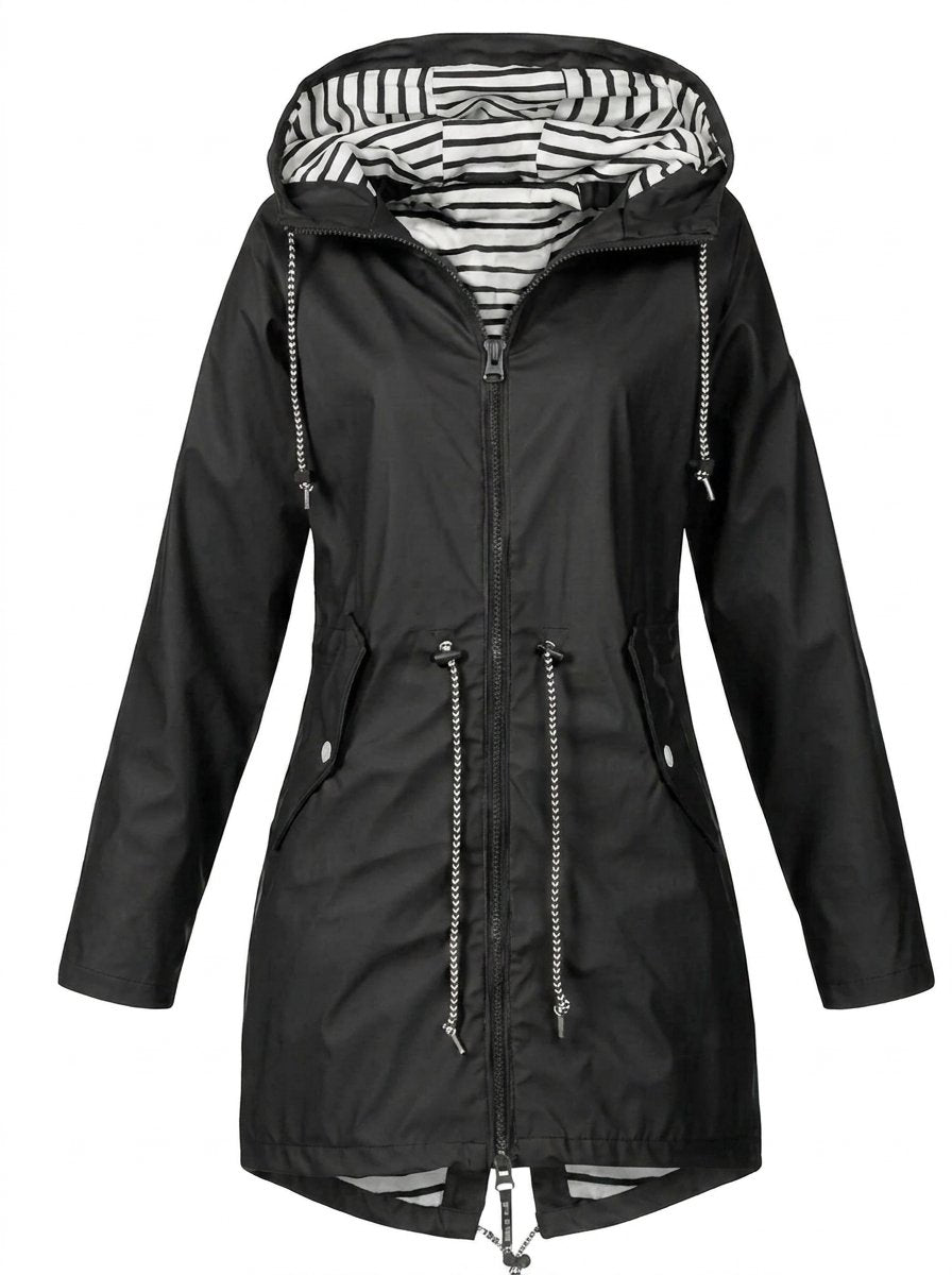 Victoria | Impermeable con Capucha y Cordón Ajustable
