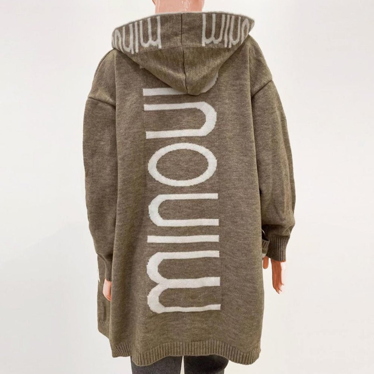 Leonor | Chaqueta de Punto Larga con Capucha