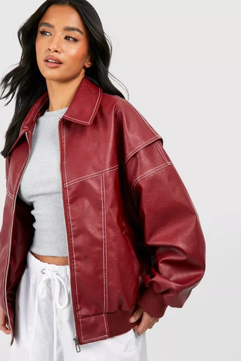Carmen | Cazadora Acolchada Oversize con Pespuntes