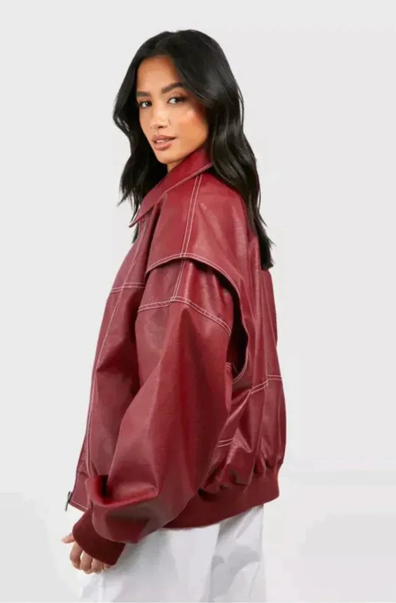 Carmen | Cazadora Acolchada Oversize con Pespuntes