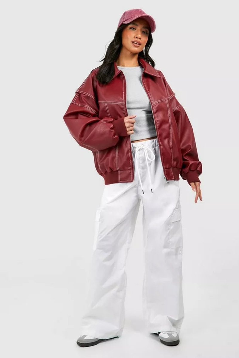 Carmen | Cazadora Acolchada Oversize con Pespuntes